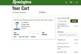Remington Arms coupon verification screenshot
