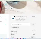 Reminiss Memorials coupon verification screenshot