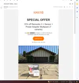 AUGUST coupon verification screenshot