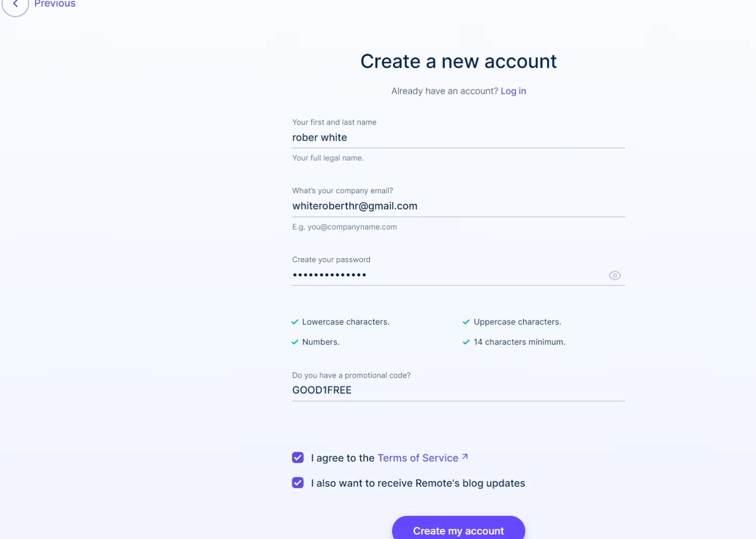 Remote checkout page showing Remote promo code box | Screenshot taken by SimplyCodes community member on Aug 16, 2022