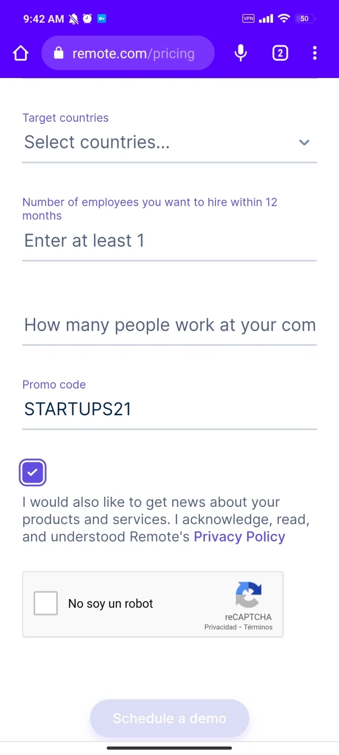 Remote checkout page showing Remote promo code box | Screenshot taken by SimplyCodes community member on Aug 16, 2022