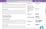 25off coupon verification screenshot