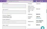 50off coupon verification screenshot