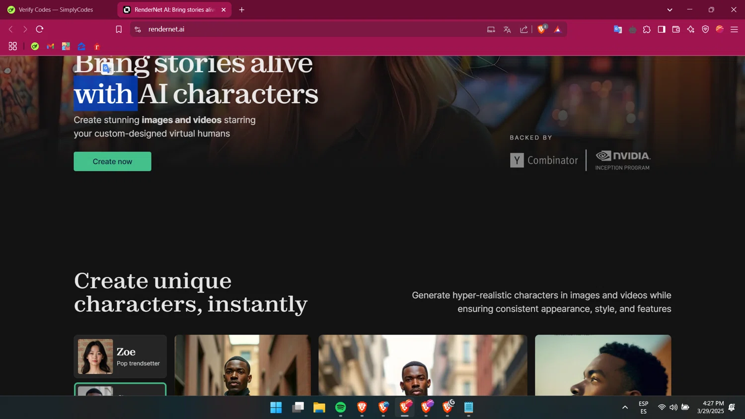 Affogato AI checkout page showing Affogato AI promo code box | Screenshot taken by SimplyCodes community member on Mar 29, 2025
