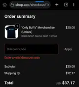 AC15 coupon verification screenshot