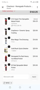 Sf25 coupon verification screenshot
