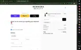 Rennora Beauty coupon verification screenshot