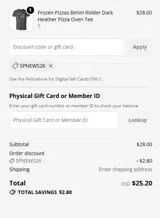 Reno Aces coupon verification screenshot