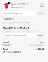 Reno Aces coupon verification screenshot