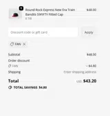 Reno Aces coupon verification screenshot