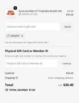 Reno Aces coupon verification screenshot