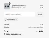 Reno Aces coupon verification screenshot