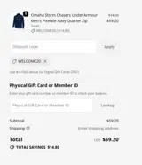 Reno Aces coupon verification screenshot