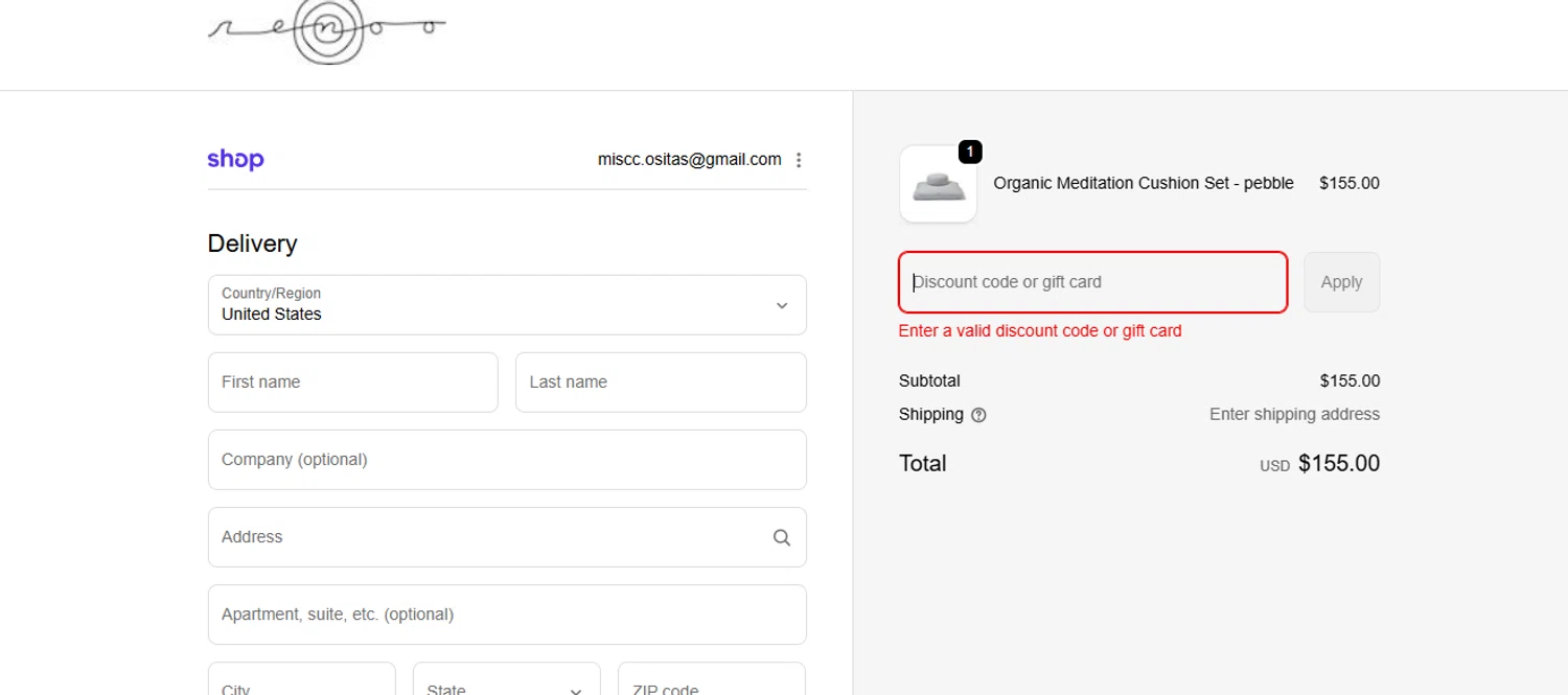 renoo.life promo code screenshot showing code Sit10 applied at renoo.life checkout page. Uploaded by SimplyCodes community member BrilliantFalcon6936 on Jan 6, 2026