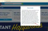 ASHLEY50 coupon verification screenshot