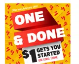 1done coupon verification screenshot