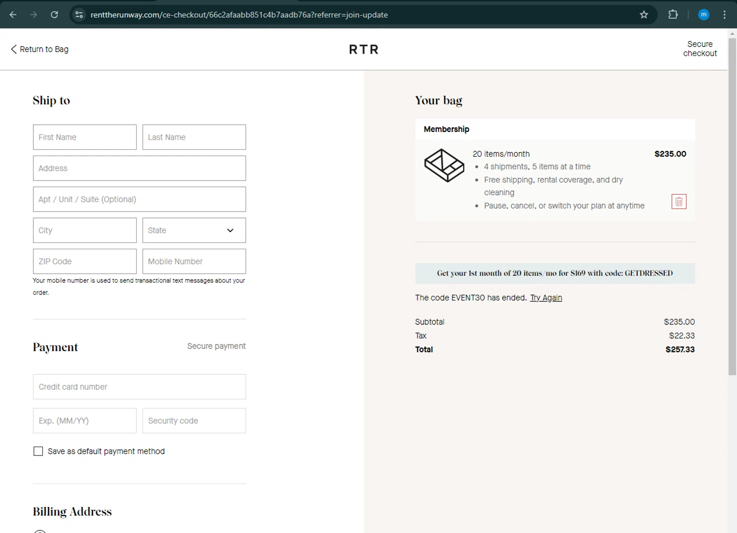 Rent the Runway Promo Codes 45 Off September 2024
