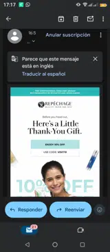 Visit10 coupon verification screenshot