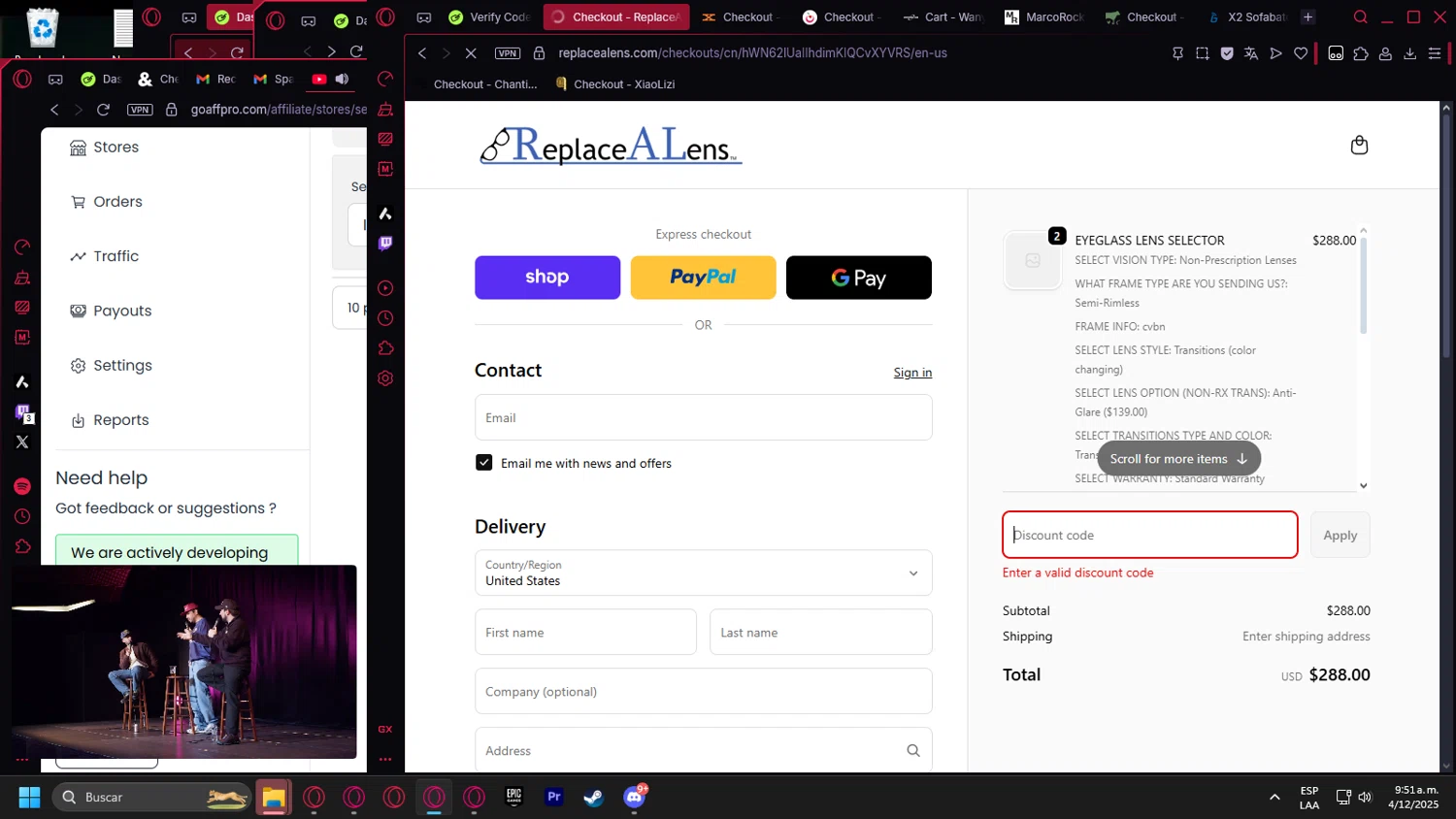 ReplaceALens promo code screenshot showing code BLACKFRIDAY applied at ReplaceALens checkout page. Uploaded by SimplyCodes community member Halanweik on Dec 4, 2025