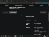 ReplacementLenses coupon verification screenshot