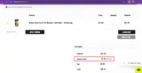 KENZ coupon verification screenshot