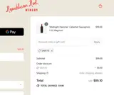 Republican Red Winery coupon verification screenshot
