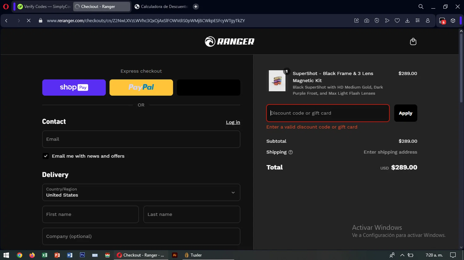 RE Ranger discount code screenshot showing code LARRY applied at RE Ranger checkout page. Uploaded by SimplyCodes community member SavingsTiger3479 on Mar 31, 2025