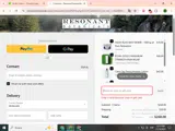 Resonant Botanicals coupon verification screenshot
