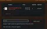 TRYD8 coupon verification screenshot