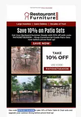 PATIOSETSEASON coupon verification screenshot