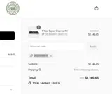 DECEMBER15 coupon verification screenshot