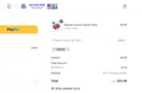 PAWS10 coupon verification screenshot
