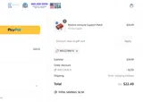 WELCOME10 coupon verification screenshot