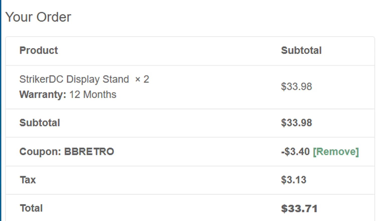 Retro Fighters coupon code screenshot showing code bbretro applied at Retro Fighters checkout page. Uploaded by SimplyCodes community member alexandrareyes on Jun 17, 2025