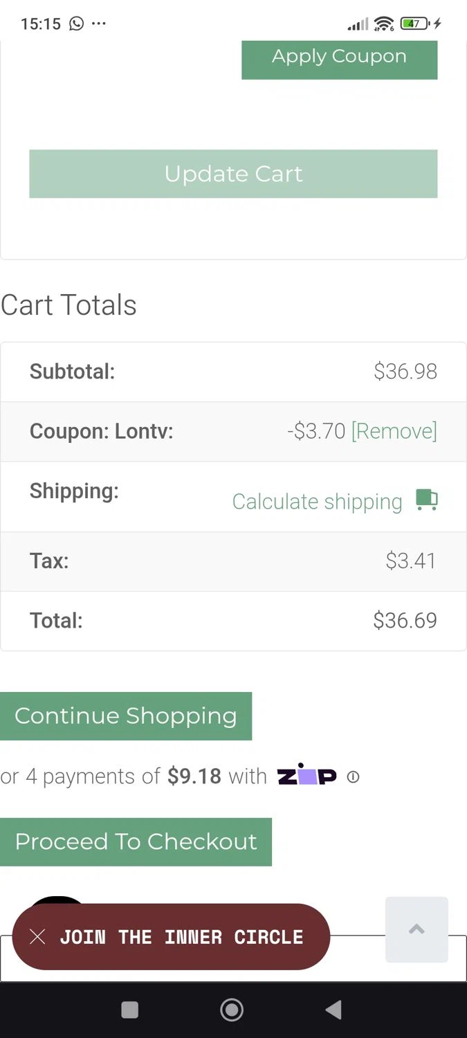 Retro Fighters coupon code screenshot showing code LONTV applied at Retro Fighters checkout page. Uploaded by SimplyCodes community member ShieldWhiz4659 on Jun 25, 2025