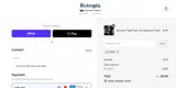 Retropia US coupon verification screenshot