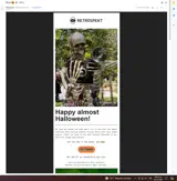 OCTOBER coupon verification screenshot