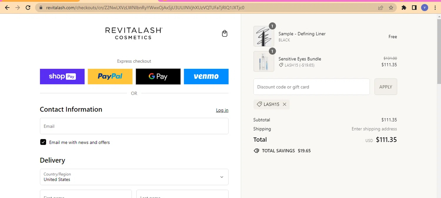 how to use RevitaLash coupons