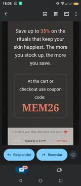 Mem26 coupon verification screenshot