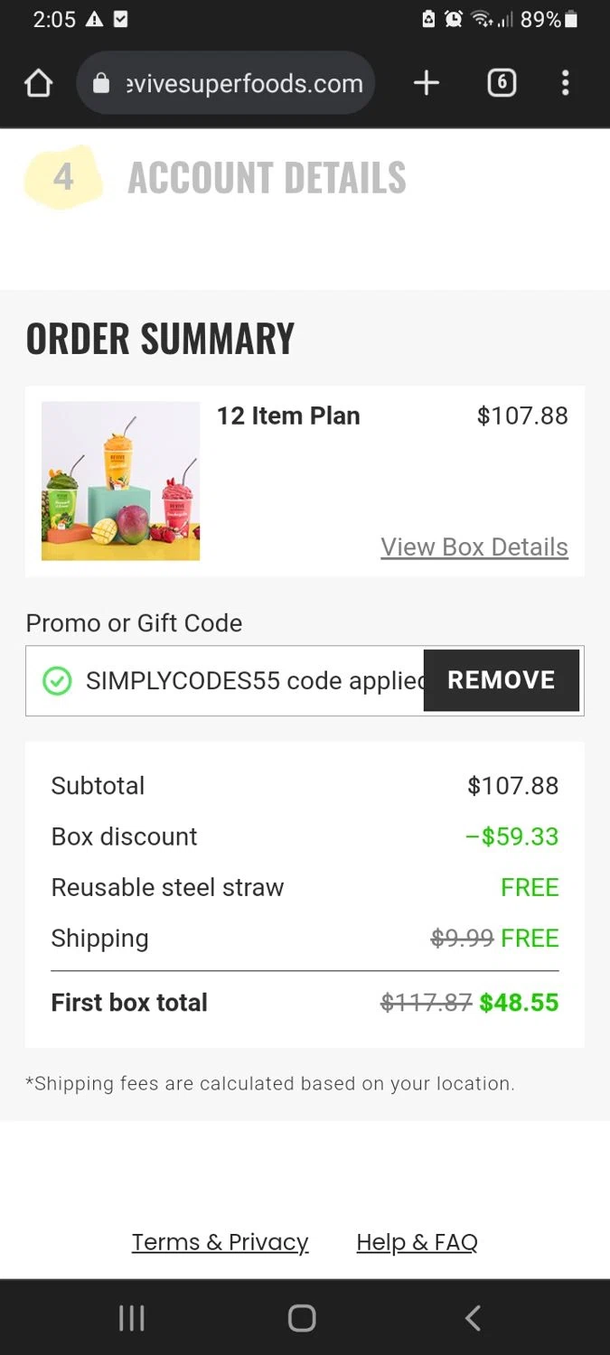 how to use Revive Superfoods coupons