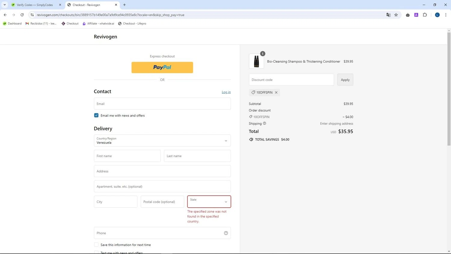 how to use Revivogen coupons