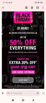 Revolution Beauty US coupon verification screenshot