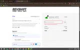 Revshift Performance Engineering coupon verification screenshot