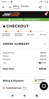 GALFER coupon verification screenshot