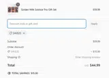 SAVE25 coupon verification screenshot