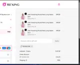 rexing10% coupon verification screenshot