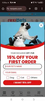 Petdream40 coupon verification screenshot
