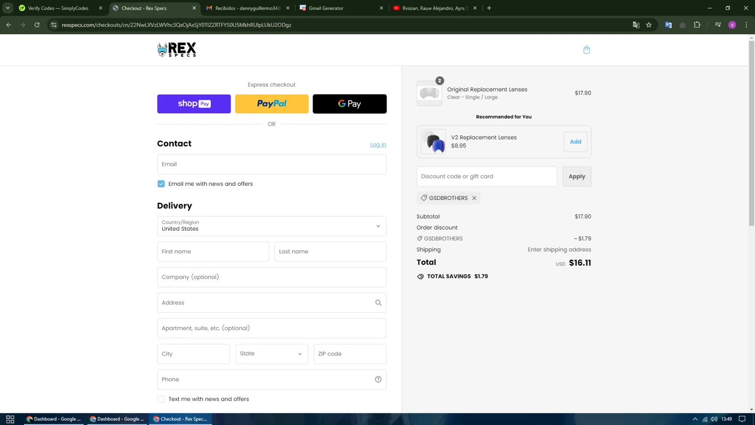 Rex Specs Discount Codes 20 Off September 2024