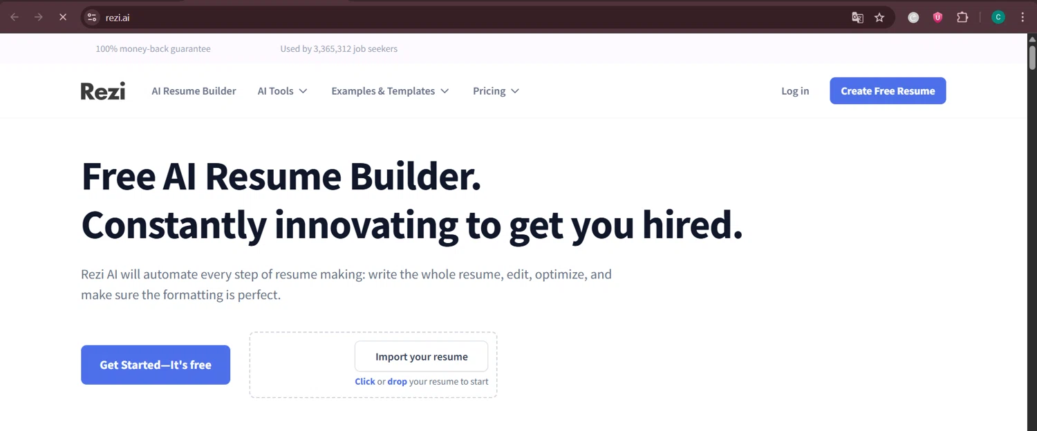 Rezi promo code screenshot showing code WELCOME25 applied at Rezi checkout page. Uploaded by SimplyCodes community member Negritoo on Jul 9, 2025