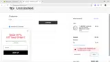 Rhinestones Unlimited coupon verification screenshot